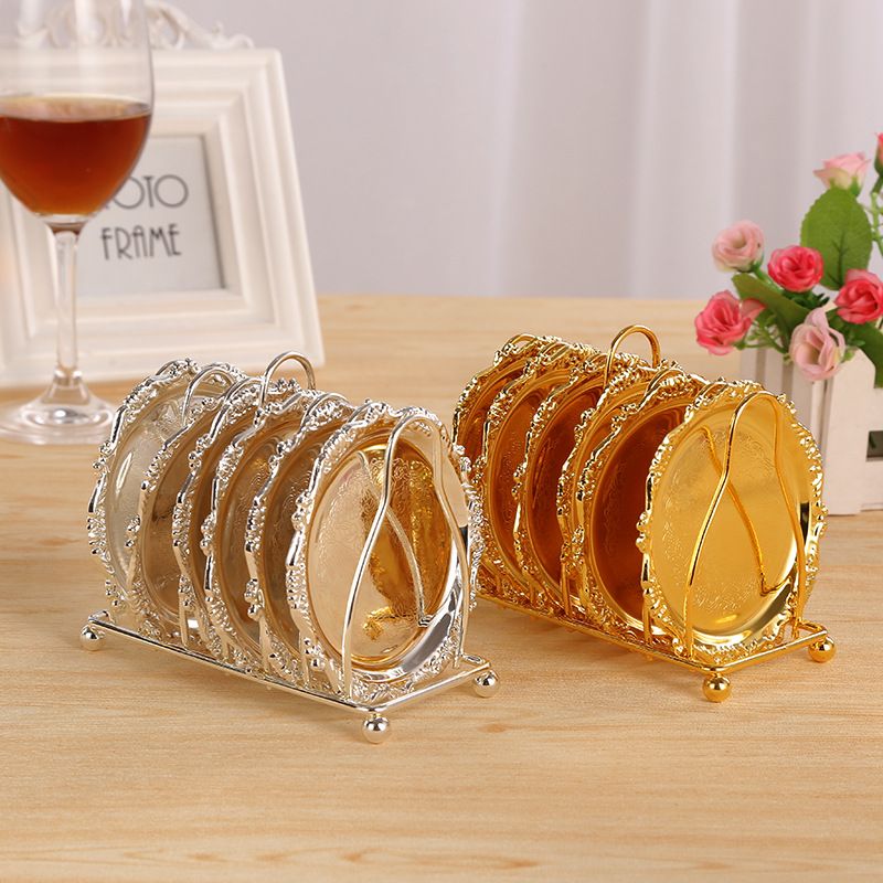 2017 Luxury Gold Plated Snack Dish Silver Plated Small Dessert Plate