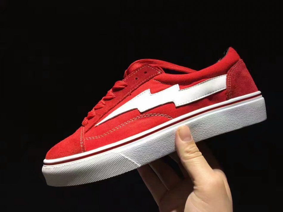 Paul Van Doren Classic Black Red Lightning Joint Ms Canvas Shoes Skate