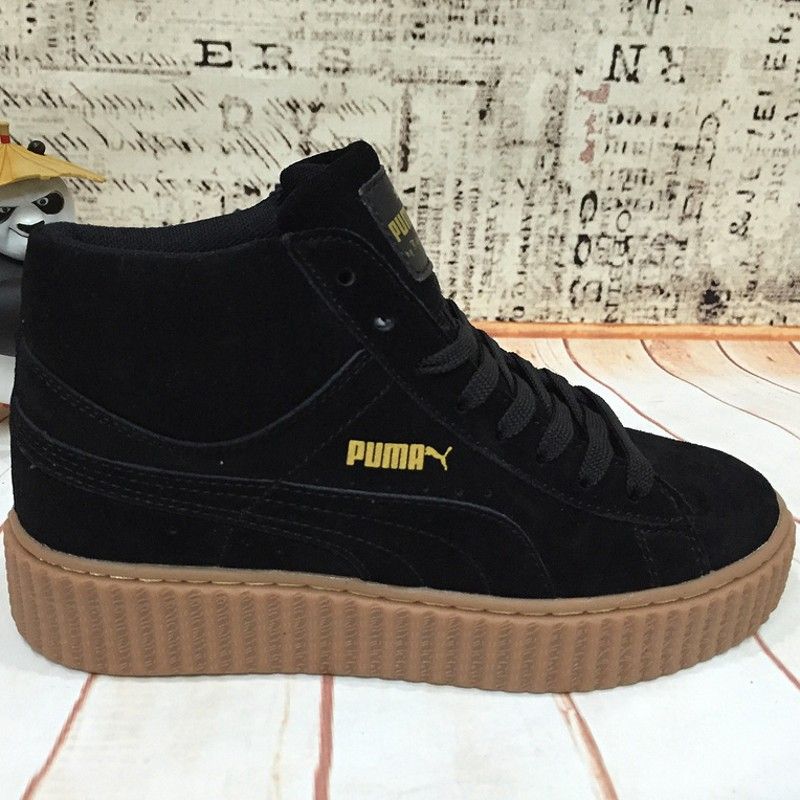 puma shoes rihanna women gold