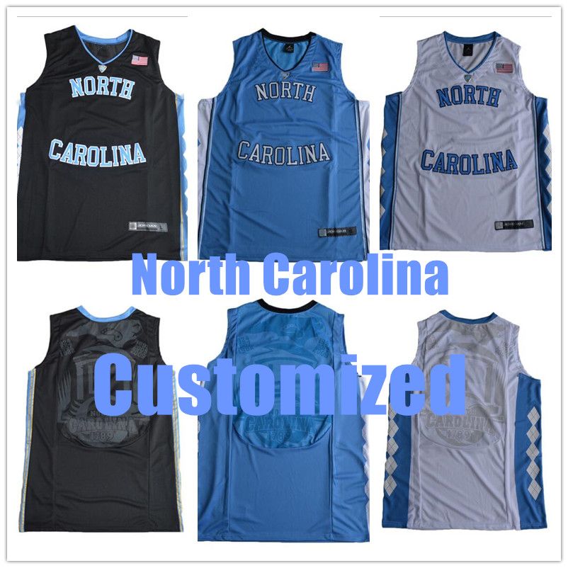 Men's 2017 Customized North Carolina Tar Heels Jersey NCAA Custom
