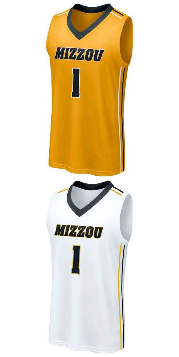 2017 No.1 Missouri Tigers Men College Basketball Jersey Embroidery