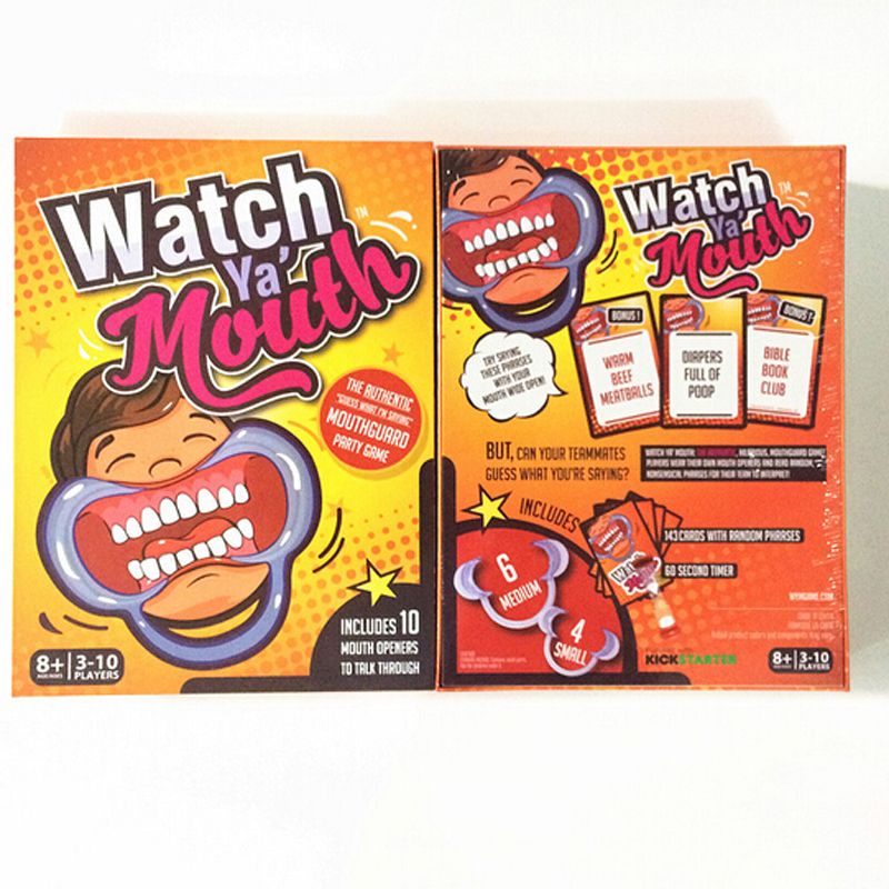 Watch Ya Mouth Game Adult Phrase Card Game 200 CardS with 10