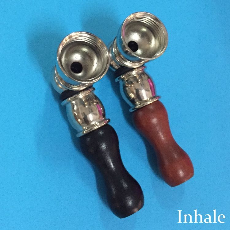 2018 Durable Matal Wooden Holder Pipes For Smoking Tobacco Cigar Pipes