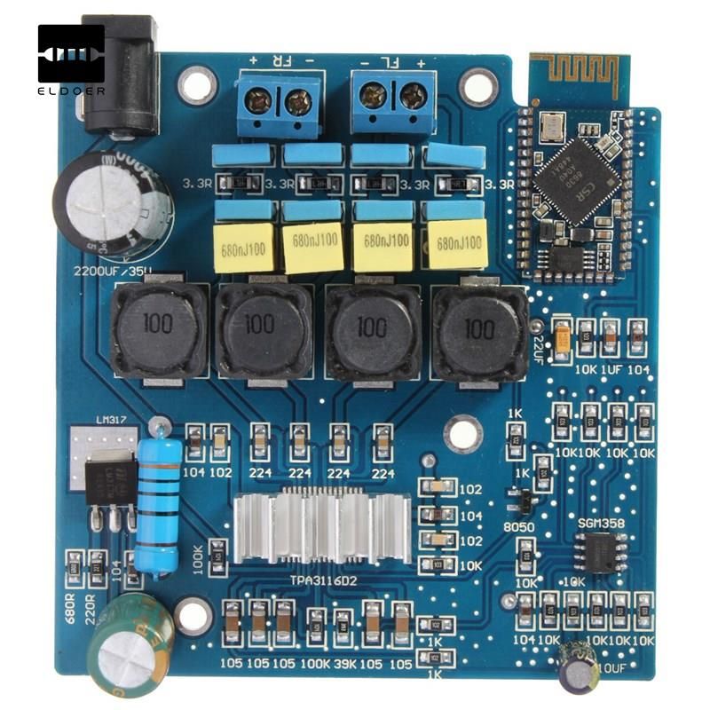 2018 Hot New Tpa3116 Bluetooth Amplifier Board Class D 50w*2 Amp Board