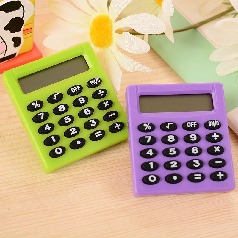 2018 Small Square 238 Mini Calculator Students Stationery Arithmetic