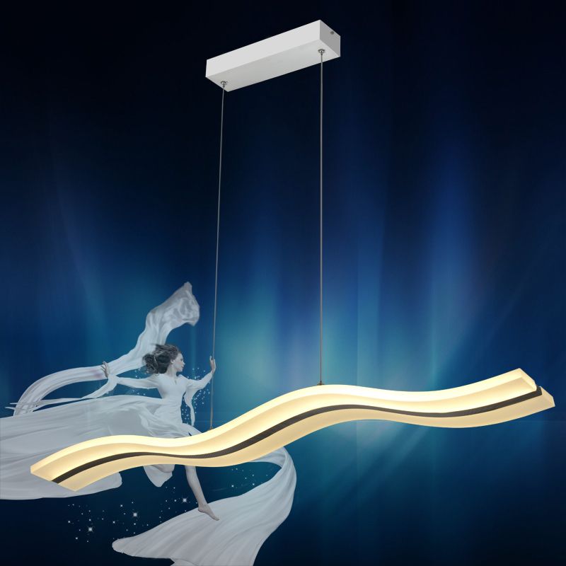 Modern Led Chandeliers Lamp White Acrylic Chandelier Light Modern Led Chandeliers Lamp White Acrylic Chandelier Light Lighting Luminaire Re For Living Dinning Room Bedroom Study