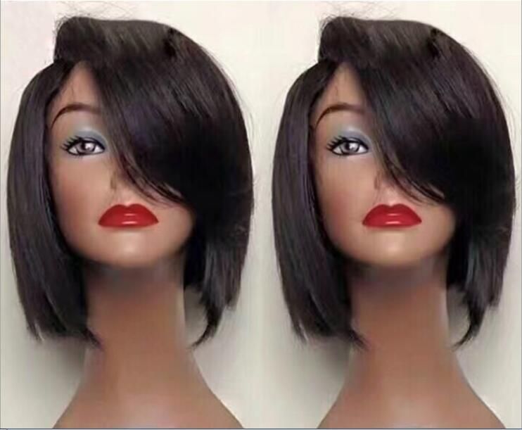 Explosion BoBo Hair Real Hair Straight Short Hair Women Favourite Love