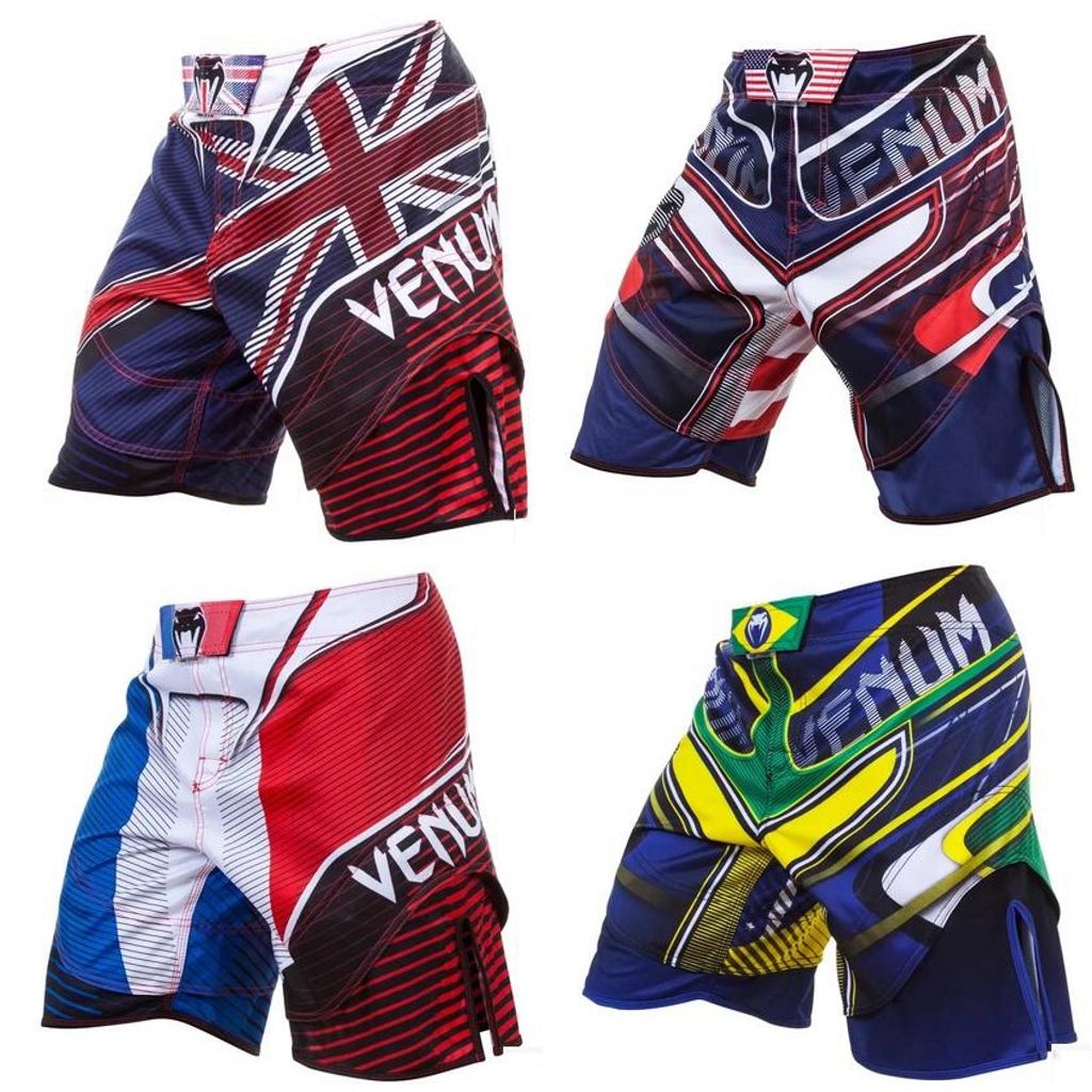 2017 Mma National Flag Series Boxing Shorts Personal Training Shorts