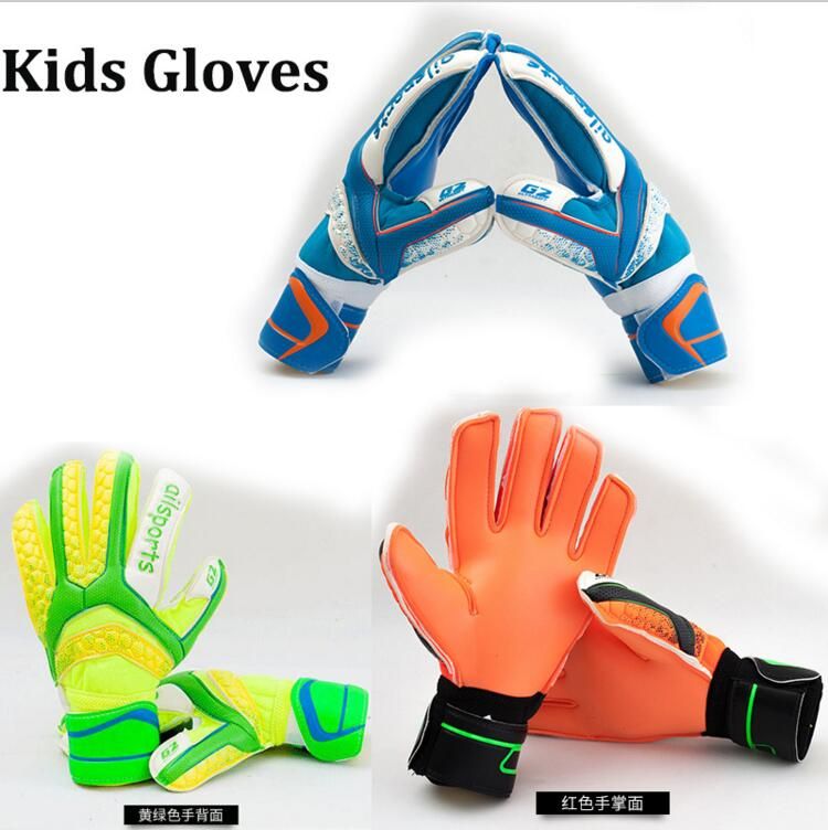 2017 Kids Soccer Goalkeeper Gloves For Kids Football Latex Goalie