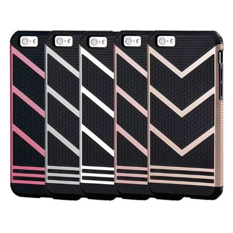 Cool Hybrid 2 In 1 V Armor Phone Defender Cases For Iphone 7 6 6s Plus