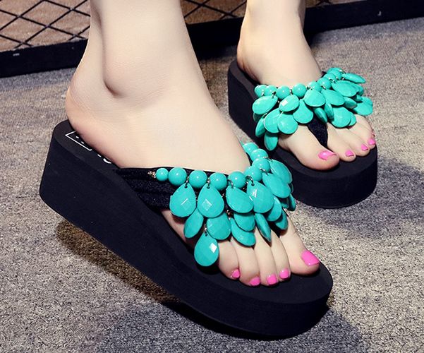 2017 Designer Women Beach Slippers Womens Flip Flops Slippers Handmade