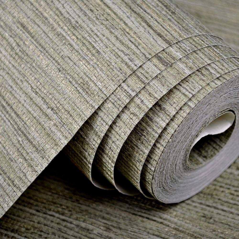 Modern Rustic Embossed Textured Wallpaper Horizontal Faux Grasscloth