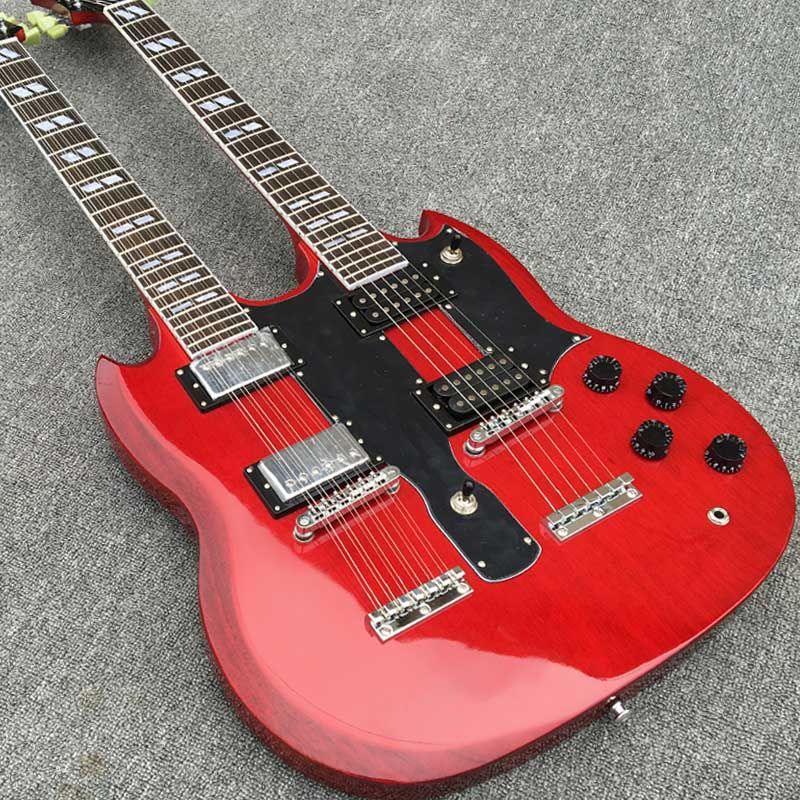 High Quality! Double Neck1275 Model Electric Guitar 6 String+12 String