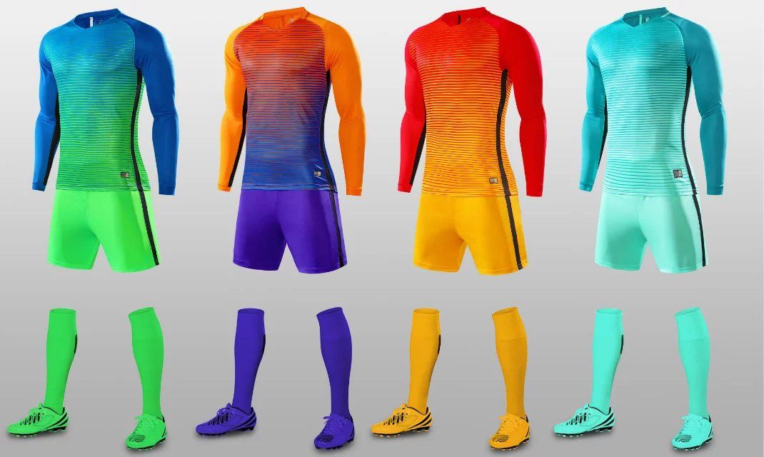 2017 Newest Style Plain Soccer Kits, Black Soccer Training Uniforms