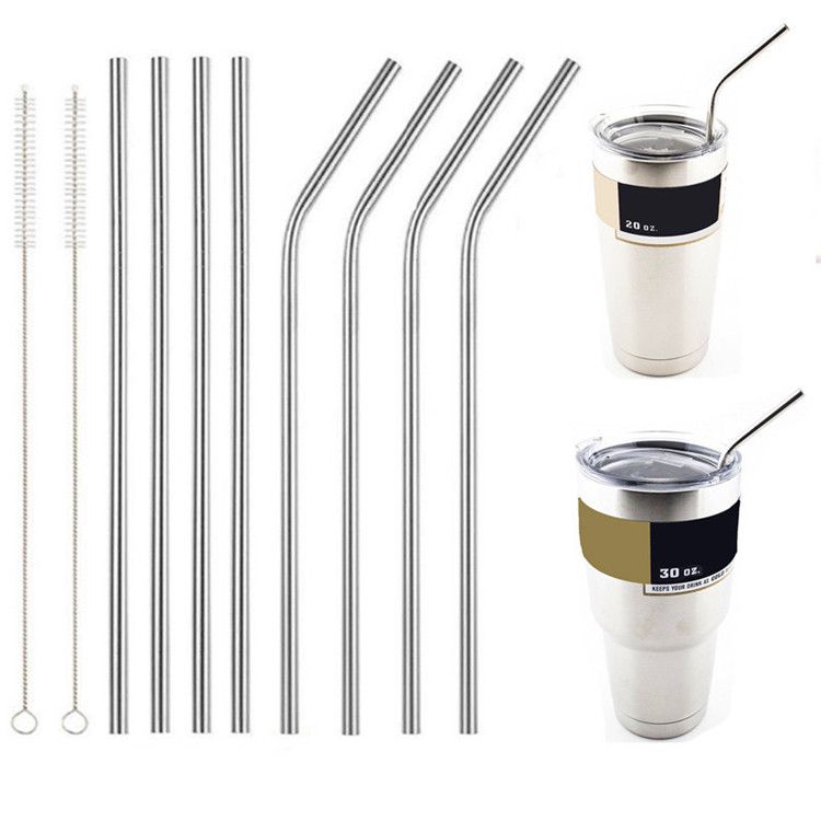 Yeti Cups Drinking Straw Beer Juice Straws 304 Stainless Steel Travel