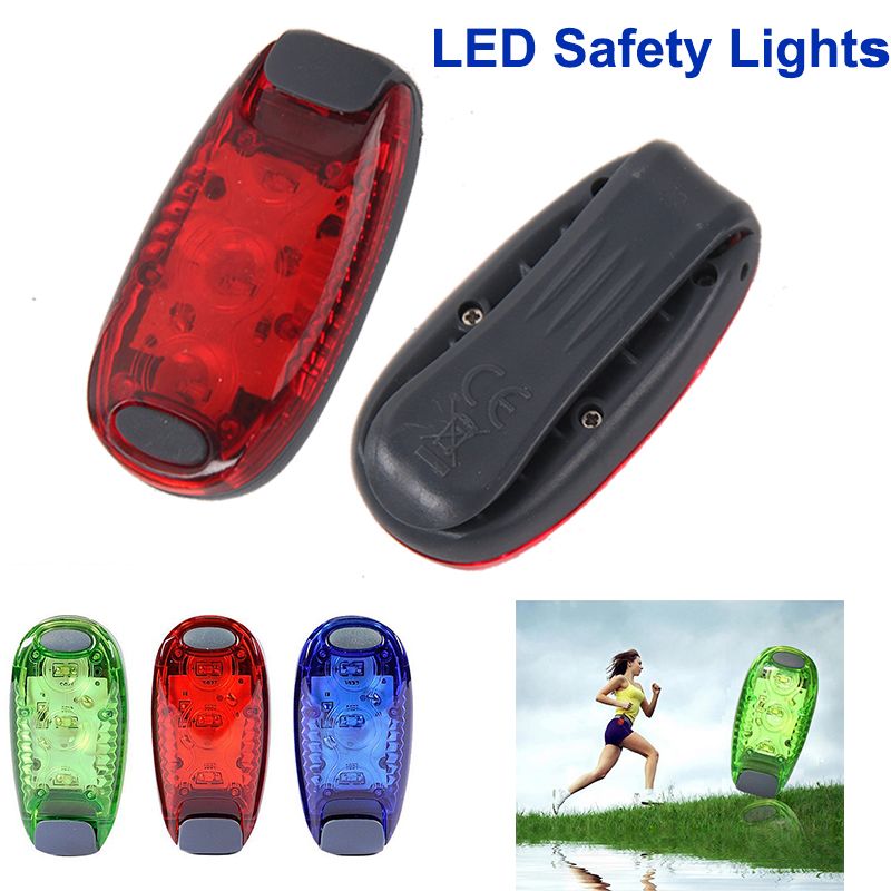 2017 Led Safety Lights Clip On Strobe/Running/Cycling/Dog Collar Lights