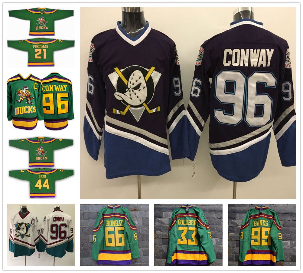 2017 Anaheim Mighty Ducks Movie 21 Dean Portman 33 Greg Goldberg 44