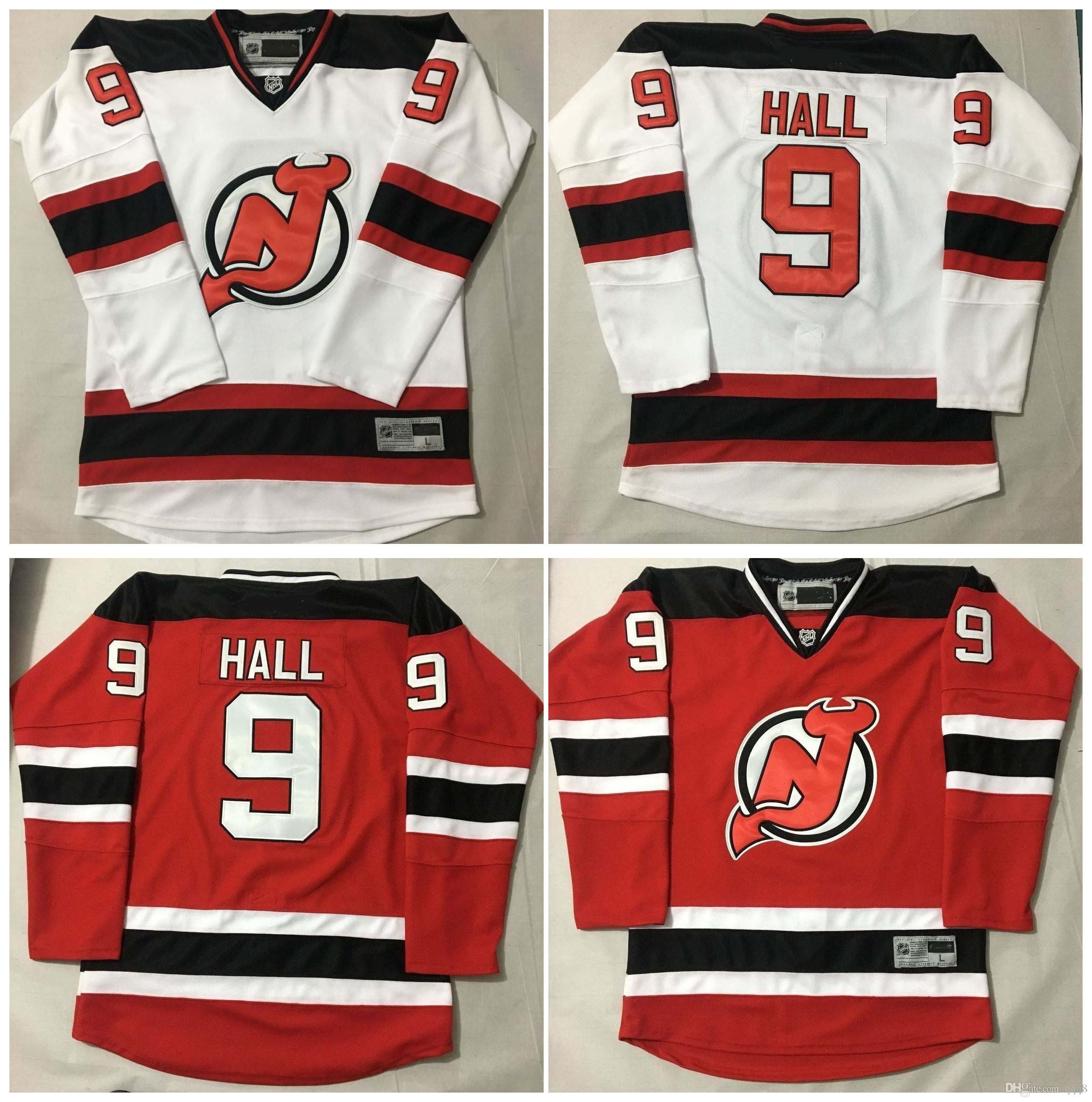 2017 2016 Men New Jersey Devils Hockey Jerseys Cheap 9 Taylor Hall