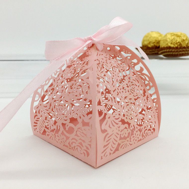 Wedding favor candy box mini laser engraved gift box party favors ...