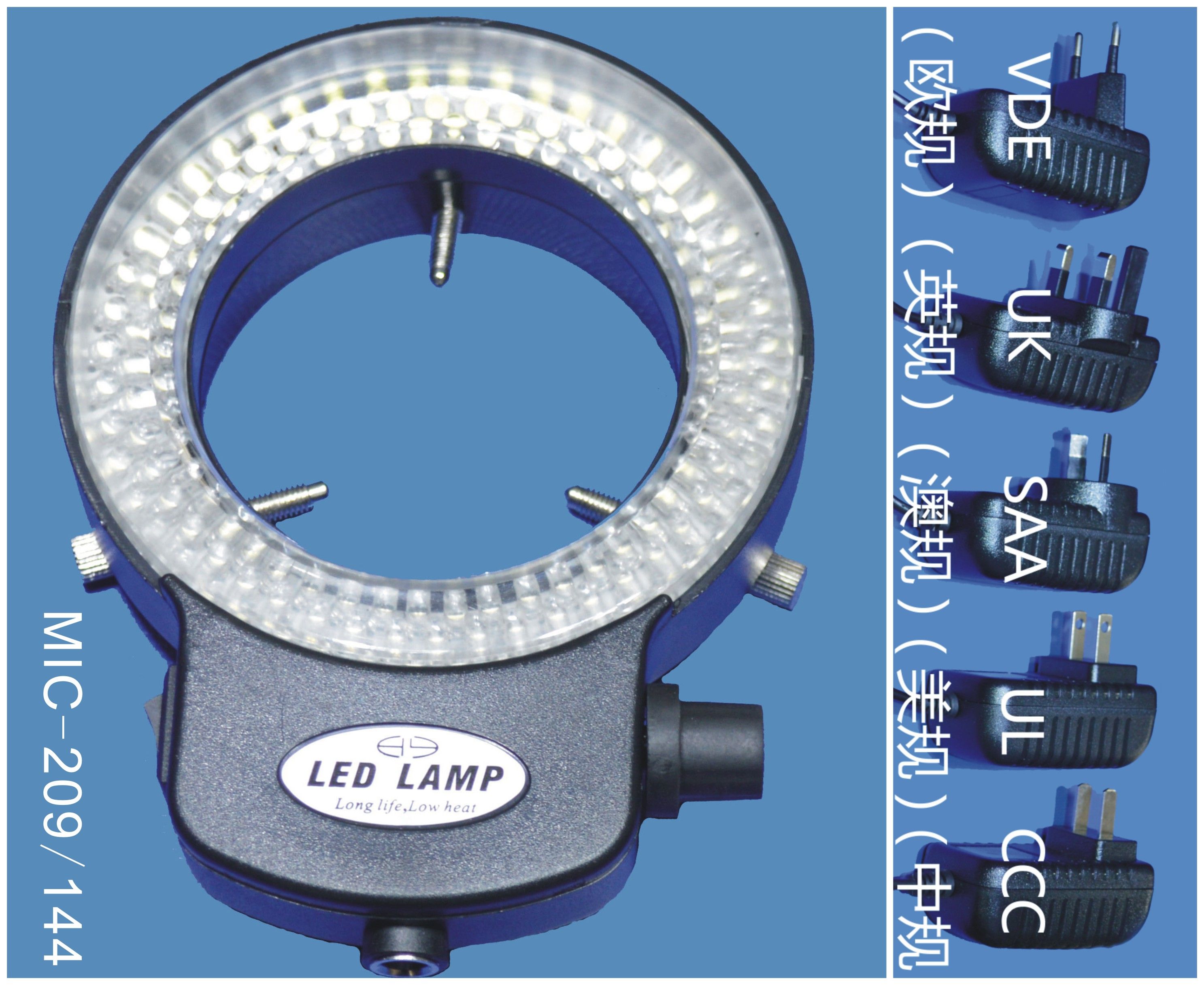 2018 Led Ring Light Source Mic 209/144 From Jzg725, 17.09