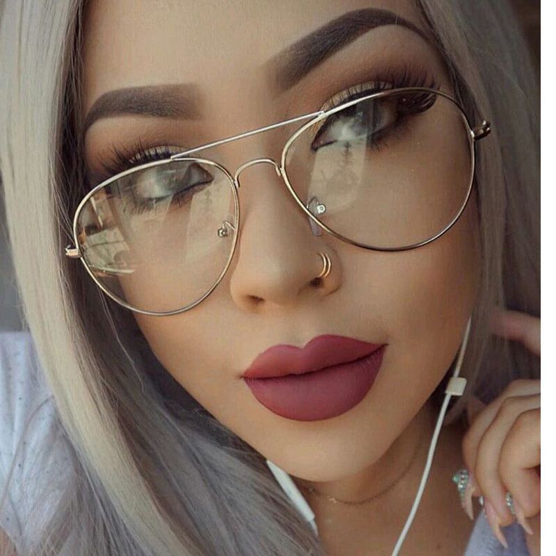Wholesale Clear Glasses Myopia Clear Frame Glasses Women Men Spectacle Frame Clear Lens Optical