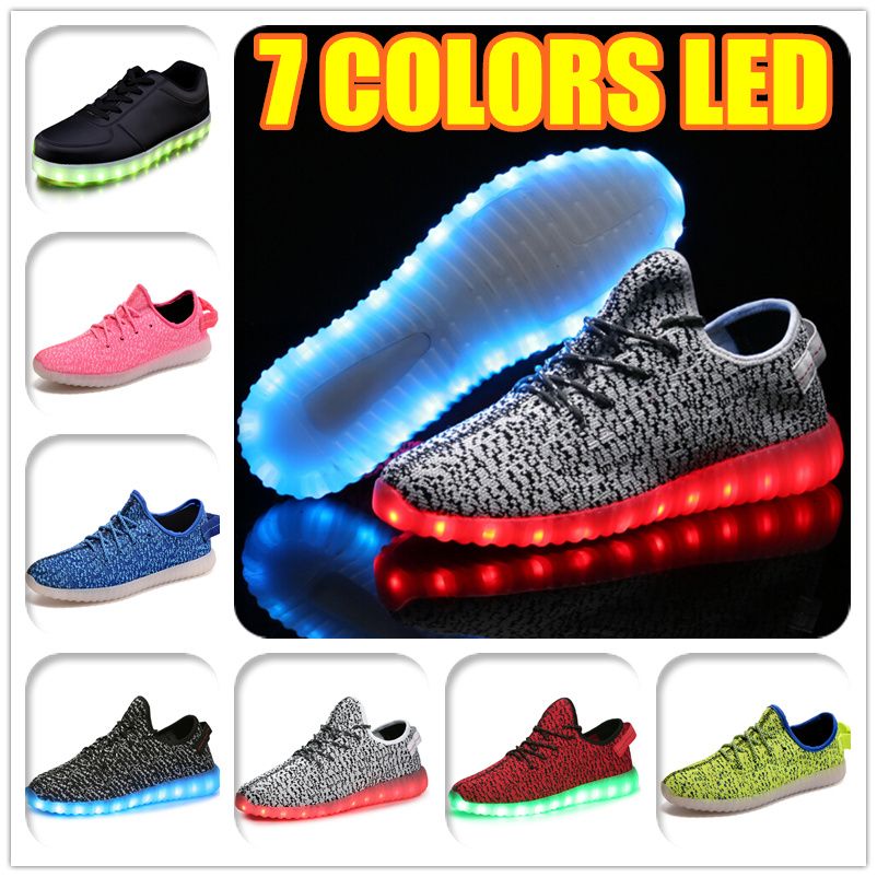 Hot Melbourne Shuffle Dance 7 Led Light Rio Olympic Unisex Lace Up