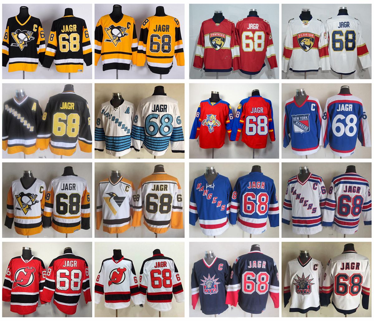 2017 Throwback Jaromir Jagr Hockey Jerseys Pittsburgh Penguins New