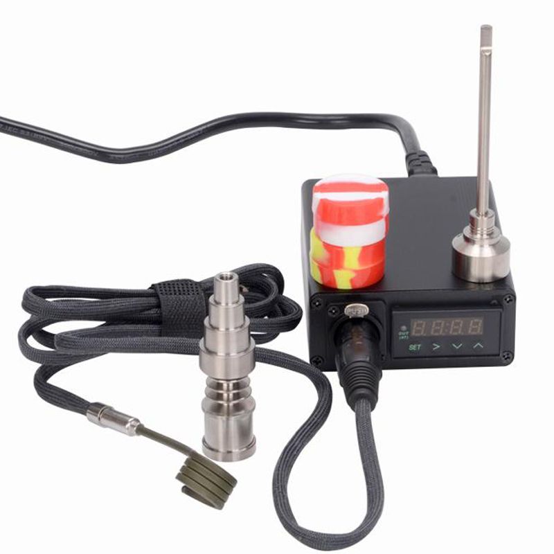 Portable Electric Dab Nail E Quartz Banger Nail Titanium Vapor Wax Dry