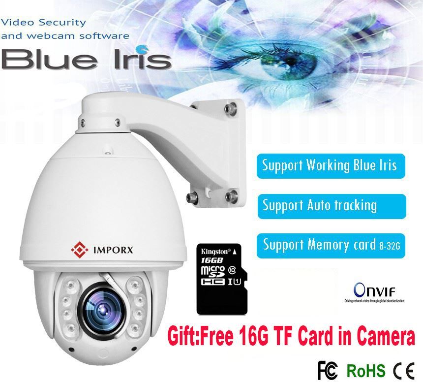 New Auto Tracking Ptz Ip Camera Working Blue Iris Software High Speed