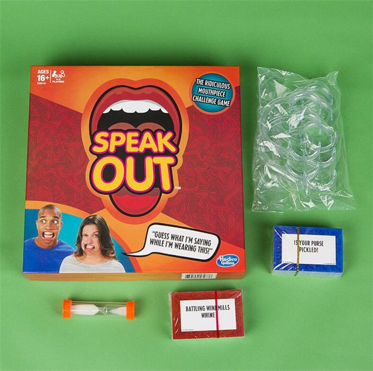 2017 Speak Out Game Ktv Party Game Cards For Party Christmas Gift Newest Best Selling Toy Dhl