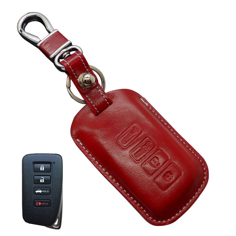 Leather Key Fob Case for Lexus 2013 2014 IS GS 2015 ES Series 200 250