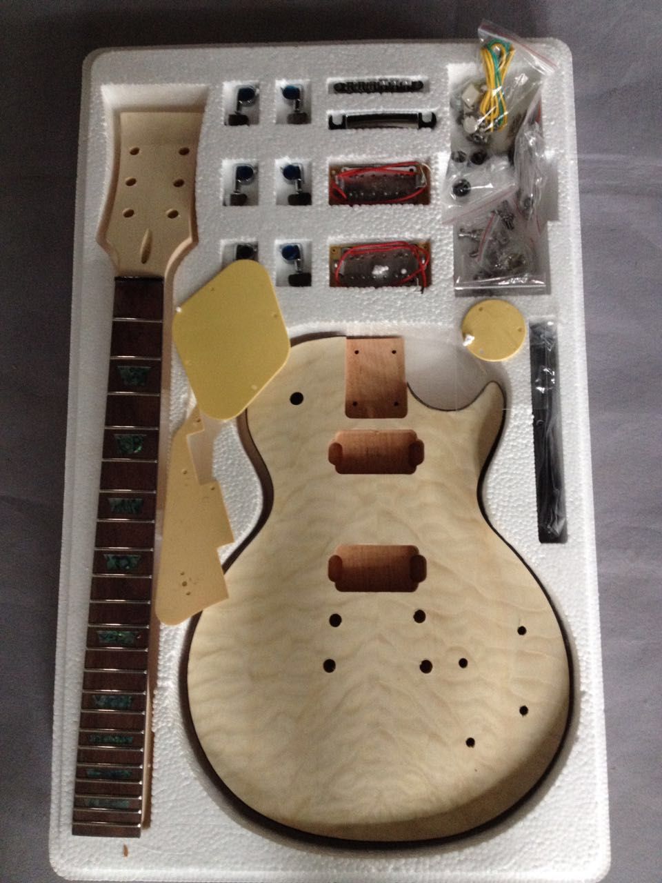 A New The Electric Guitar Semi Finished Products Plug In The Neck Mx002