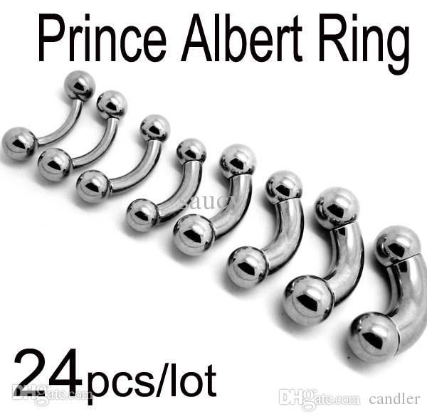 2017 Prince Albert Ring Mixed 8 Size, Body Jewelry Body Piercing