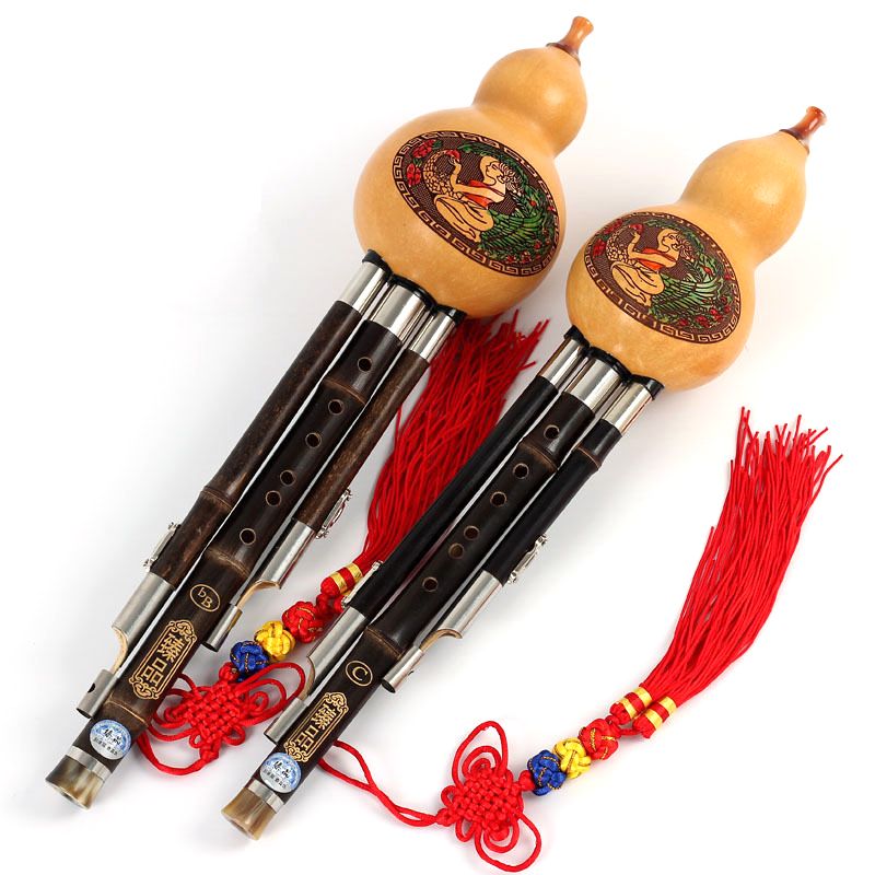 2018 Wholesale Chinese Traditional Hulusi Woodwind Instruments Cucurbit