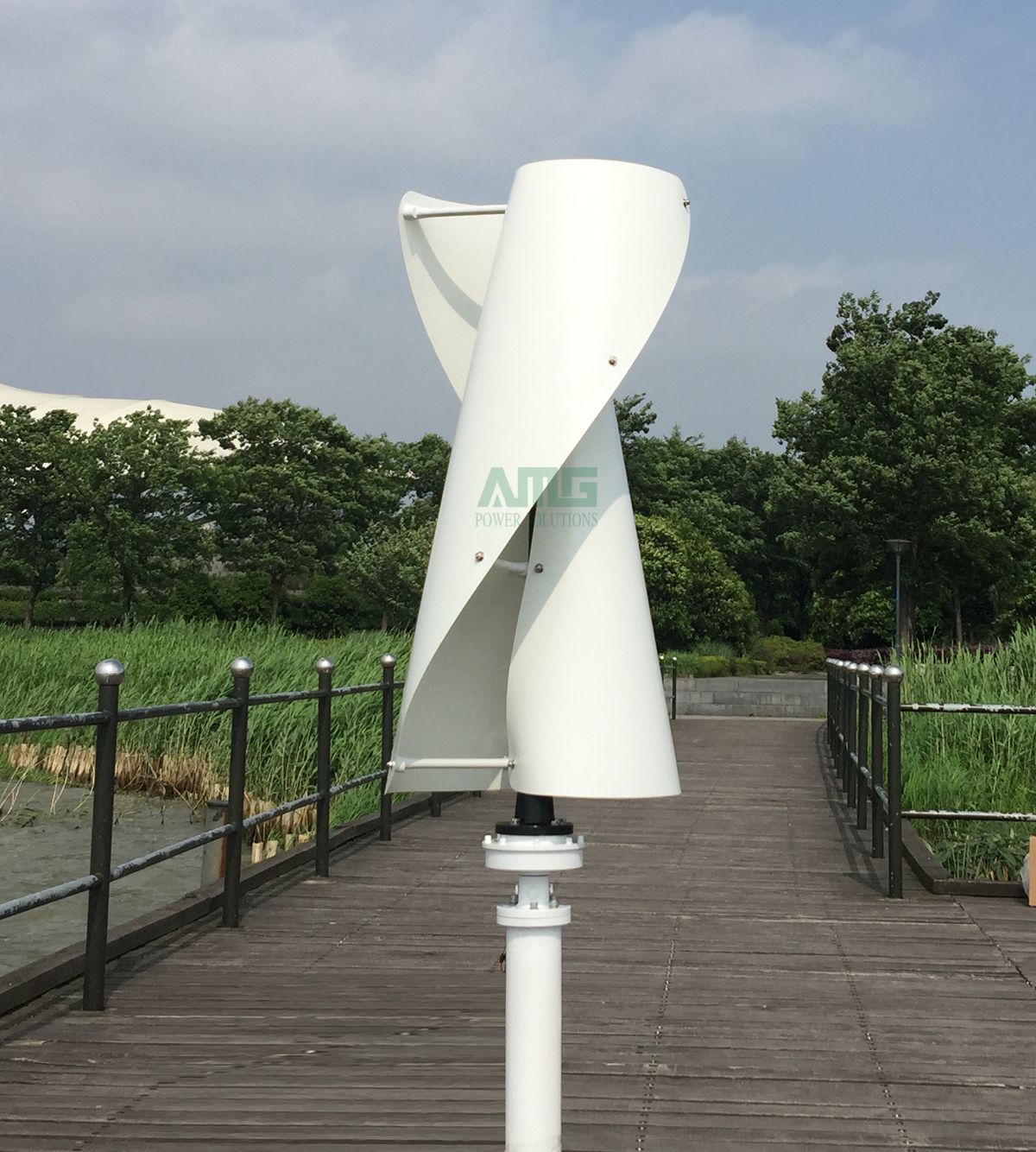 600w 12v/24v Vertical Axis Helix Residentail Home Wind Turbine Kit Aerogenerator Low Rpm