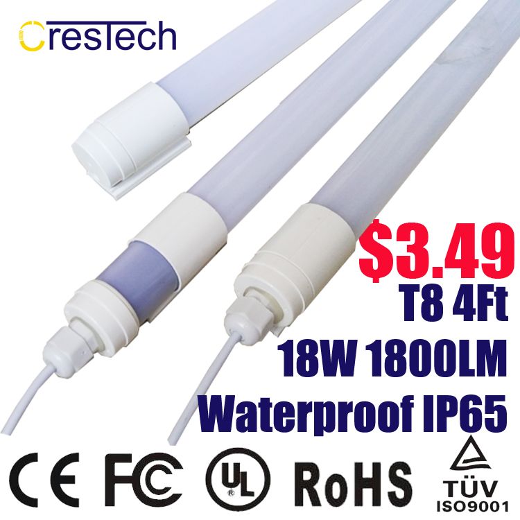 1ft 2ft 3ft 4ft 5ft Waterproof IP65 T8 LED Tube Integration Light