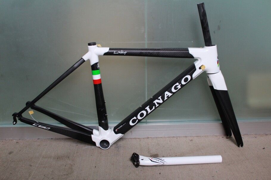 2017 2016 New White Colnago C60 Frame Carbon Bicycle Frameset Road Bike Frame Bicycle Pink