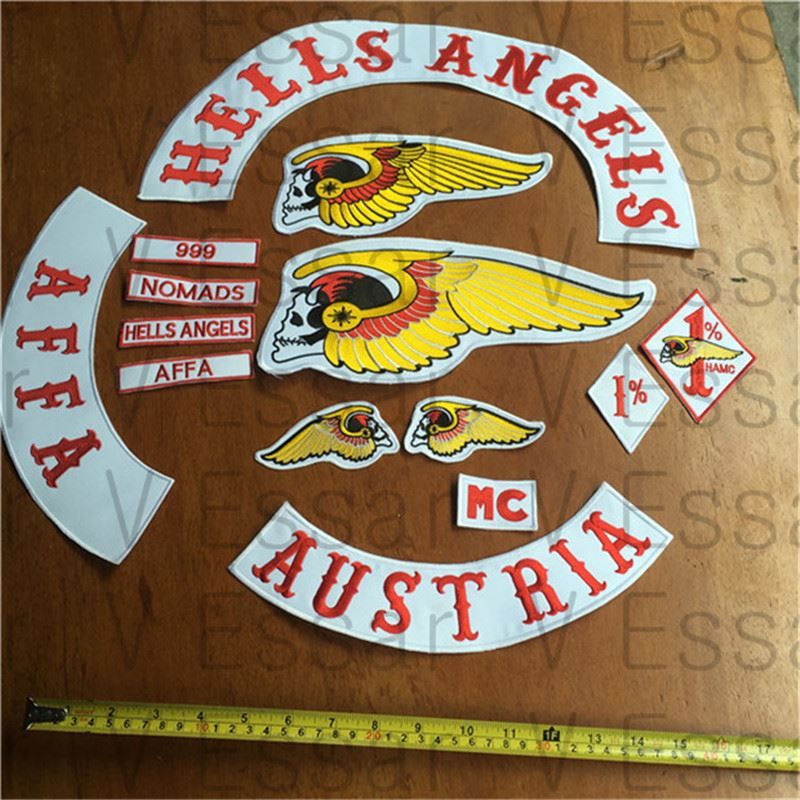 HELLS ANGELS Patch AUSTRIA Embroidered Patches Armband MC 1 Patch