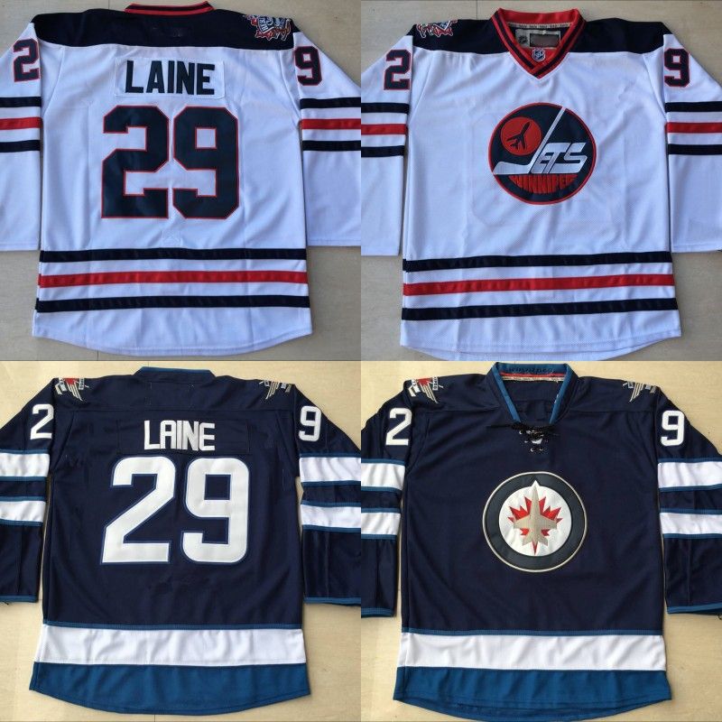 2017 2016 Heritage Classic 29 Patrik Laine Jersey Winnipeg Jets Men'S 100 Stitched Embroidery