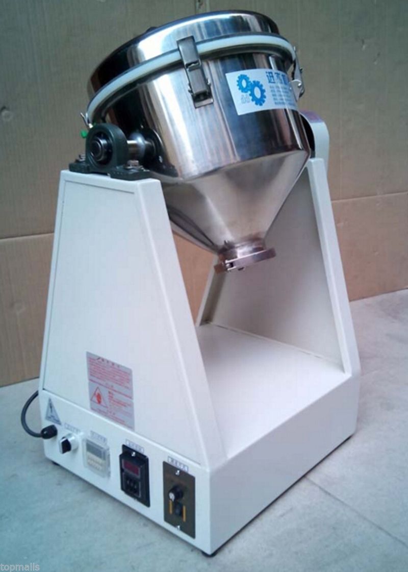 2017 5kg Lab Dry Powder Mixer Blender For Paste Materials High Efficiency 220v/50hz 110v Or 60hz