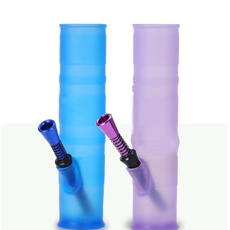 2017 Silicone Water Bong Portable Foldale Bongs For Dry Herb