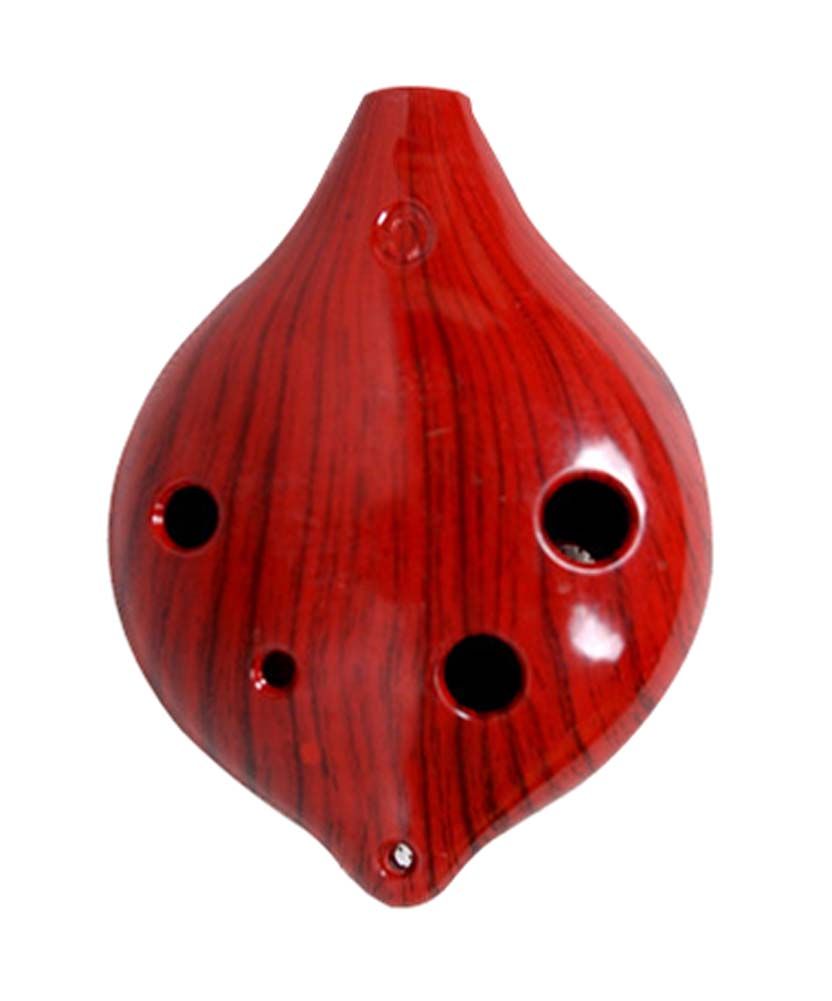 2017 Musical Instrument Ocarina For Child/Plastic Ocarina, 6 Holes/Red