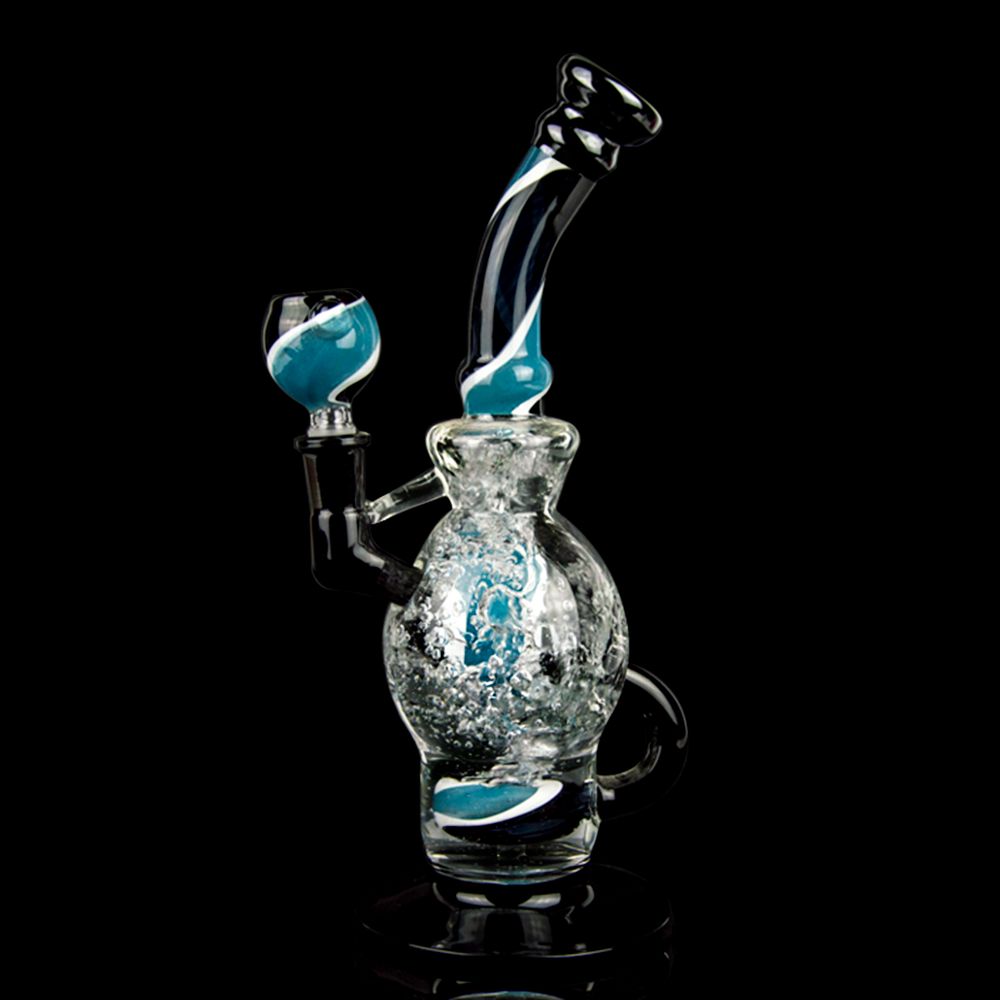 Online Cheap 2015 Blue/Purple Glass Water Bongs Bubbler Oil Rigs Glass