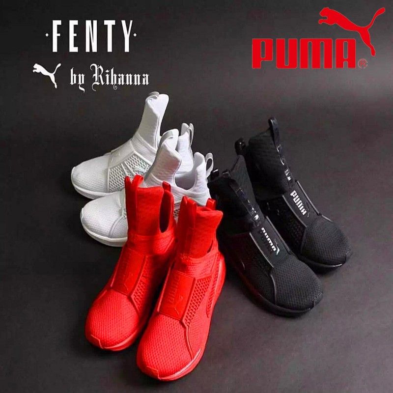 fenty puma shoes mens red