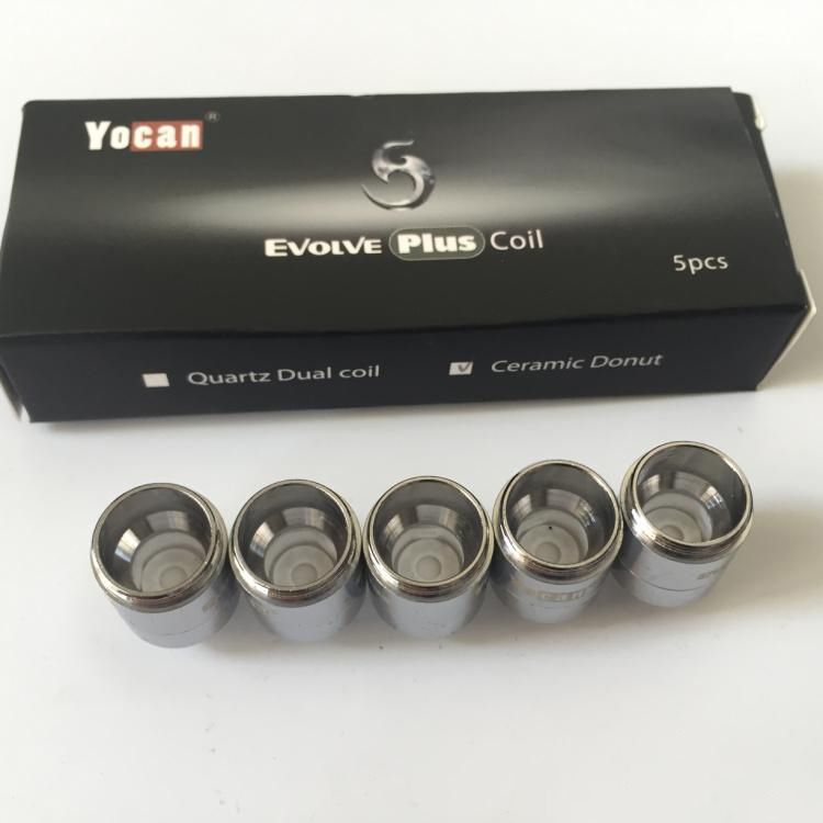 New 100 Original Yocan Evolve Plus Replacement Coils Head Ceramic
