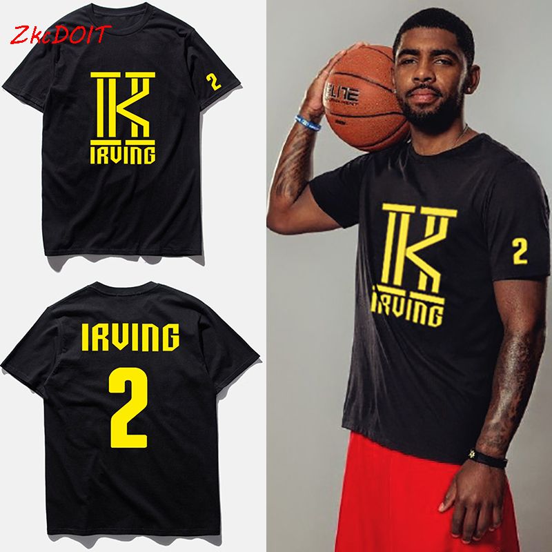 Original Designer 2017 Summer Fashion Tshirt Men Kyrie Irving