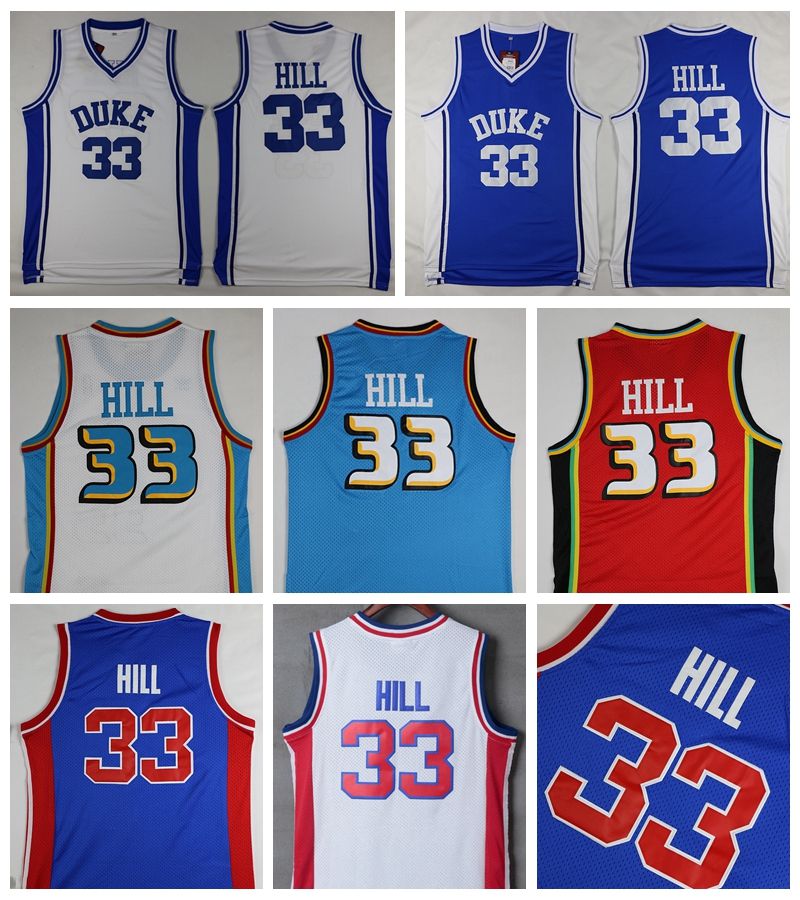 2017 Duke Blue Devils Throwback Grant Hill College Basketball Jerseys