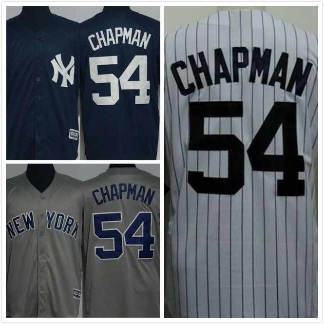 2017 Aroldis Chapman Jersey 54 Ny Yankees Jersey Mens Baseball