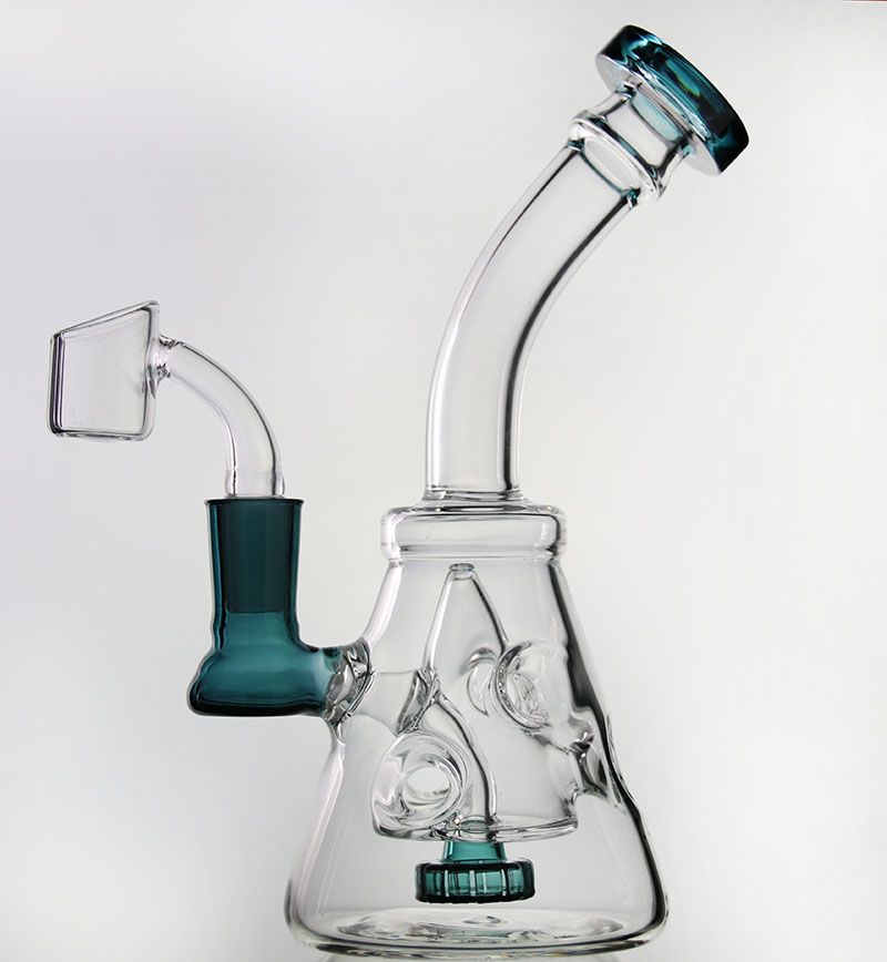 2017 New Fab Egg Baby Bottle Oil Rigs Water Pipe Glass Bongs With Pinholes Diffusor With 14.5mm