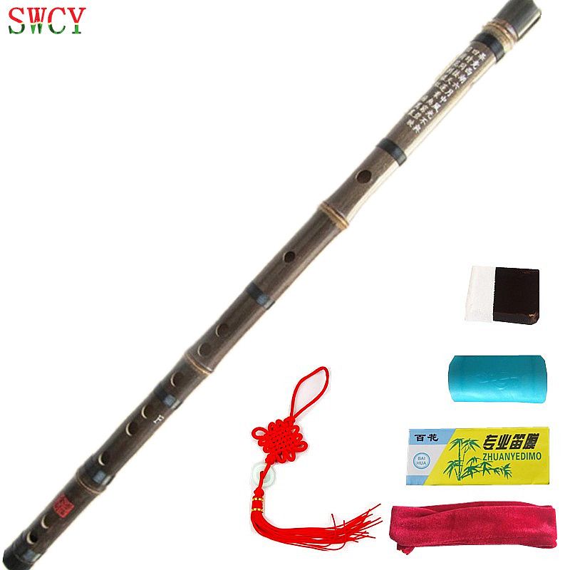 2017 Wholesale Chinese Bamboo Flute Music C Key Flute Flauta Bambu One